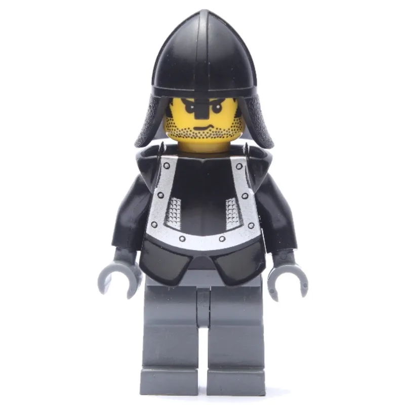 Knight (Knights Kingdom I) - Dark Bluish Gray… — minifigurine LEGO | Brick Broker