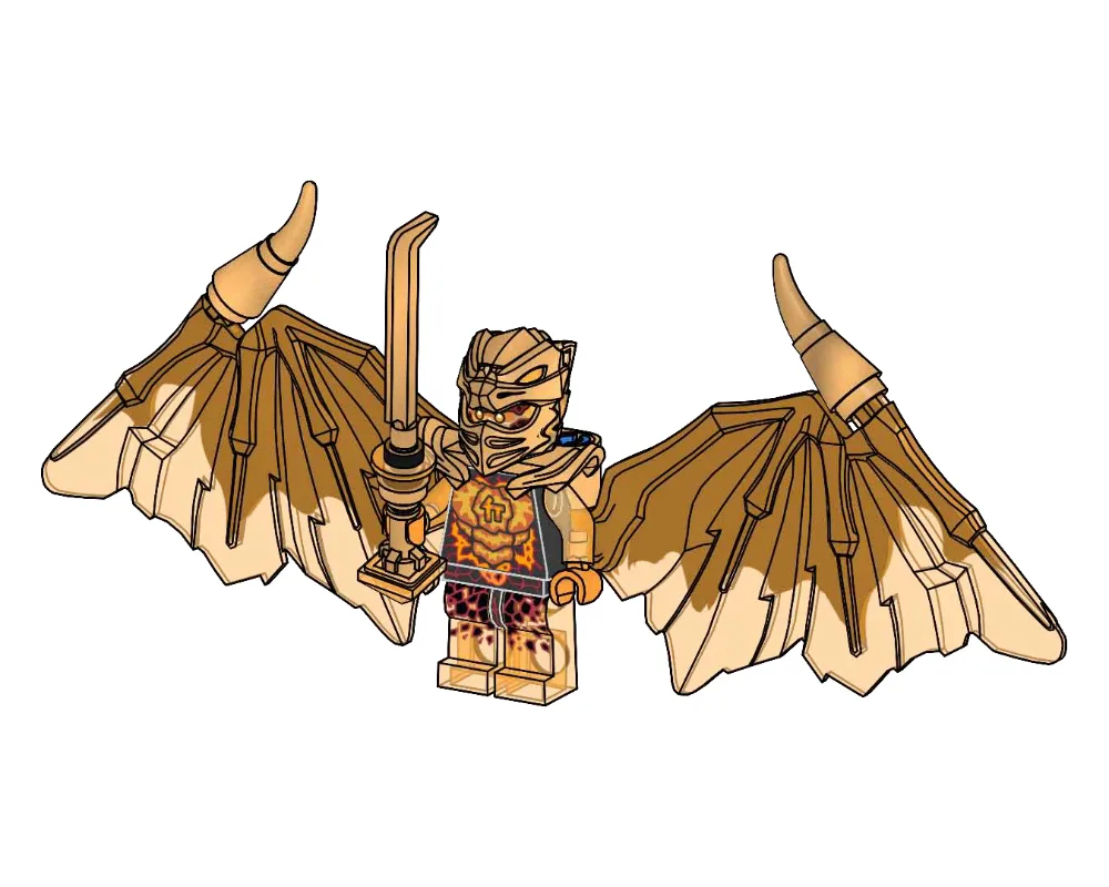 LEGO 892304 Cole Dragon d'or - prix et où acheter | Brick Broker