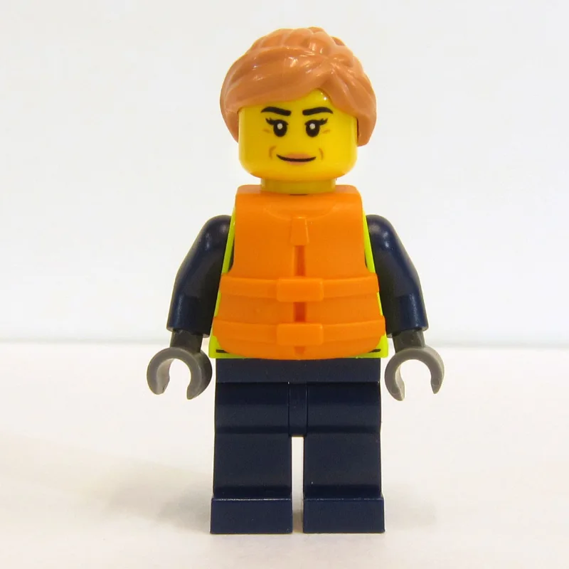 Police Officer, Vibrant Yellow Police Vest, O… — minifigurine LEGO | Brick Broker