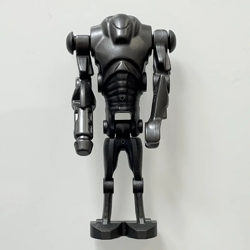 Super Battle Droid, Pearl Titanium, Blaster A… — minifigurine LEGO | Brick Broker