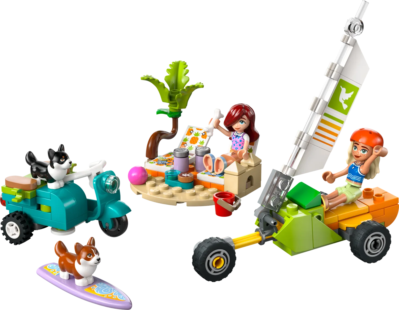 LEGO 42641 Chiens Surfeurs et Aventure en Scooter - prix | Brick Broker