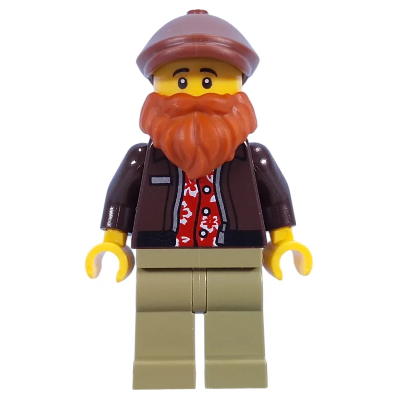 Photographer, Dark Brown Torso, Olive Green L… — minifigurine LEGO | Brick Broker