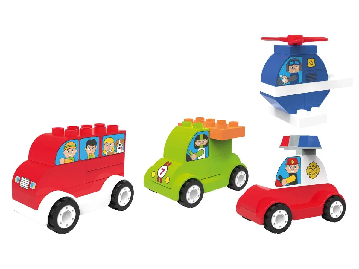 Playtive Clippys Set de 4 véhicules (CLIPPYS-81689003) - prix | Brick Broker