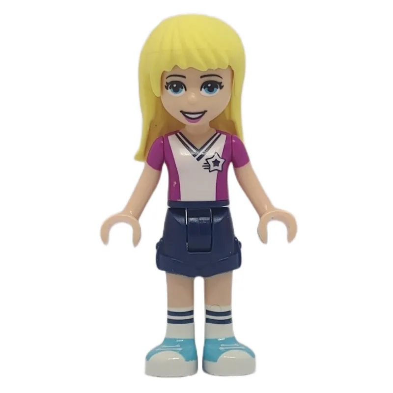 Stephanie - White/Magenta Jersey, Dark Blue S… — minifigurine LEGO | Brick Broker