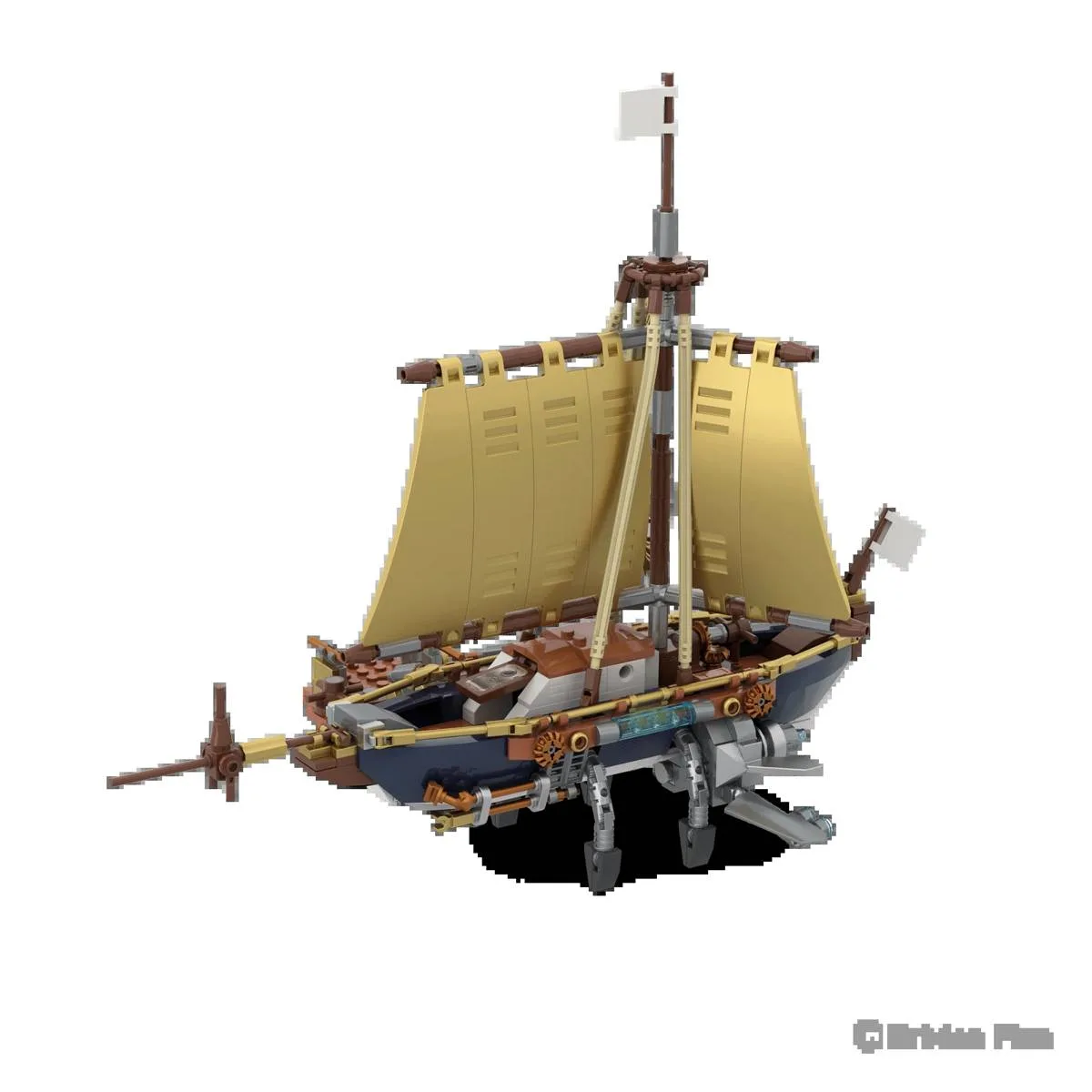 BRIXIES Yacht à voile Steampunk (BRIXIES-222.909) - prix | Brick Broker