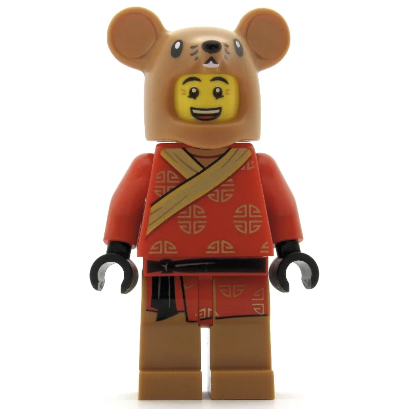 Man, Rat Costume Head, Red Robes with Black S… — minifigurine LEGO | Brick Broker