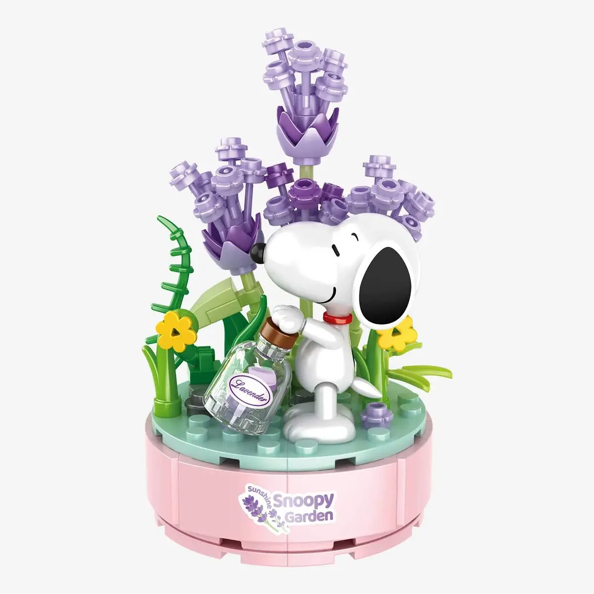 BlueBrixx Peanuts Snoopy Jardin "Lavande en pot" (BB-108608) - prix | Brick Broker
