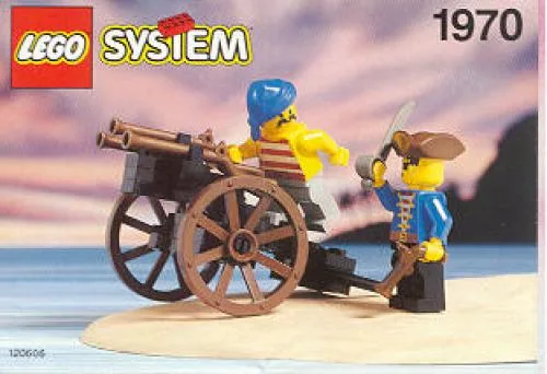 LEGO 1970 Charette de canon pirate - prix | Brick Broker