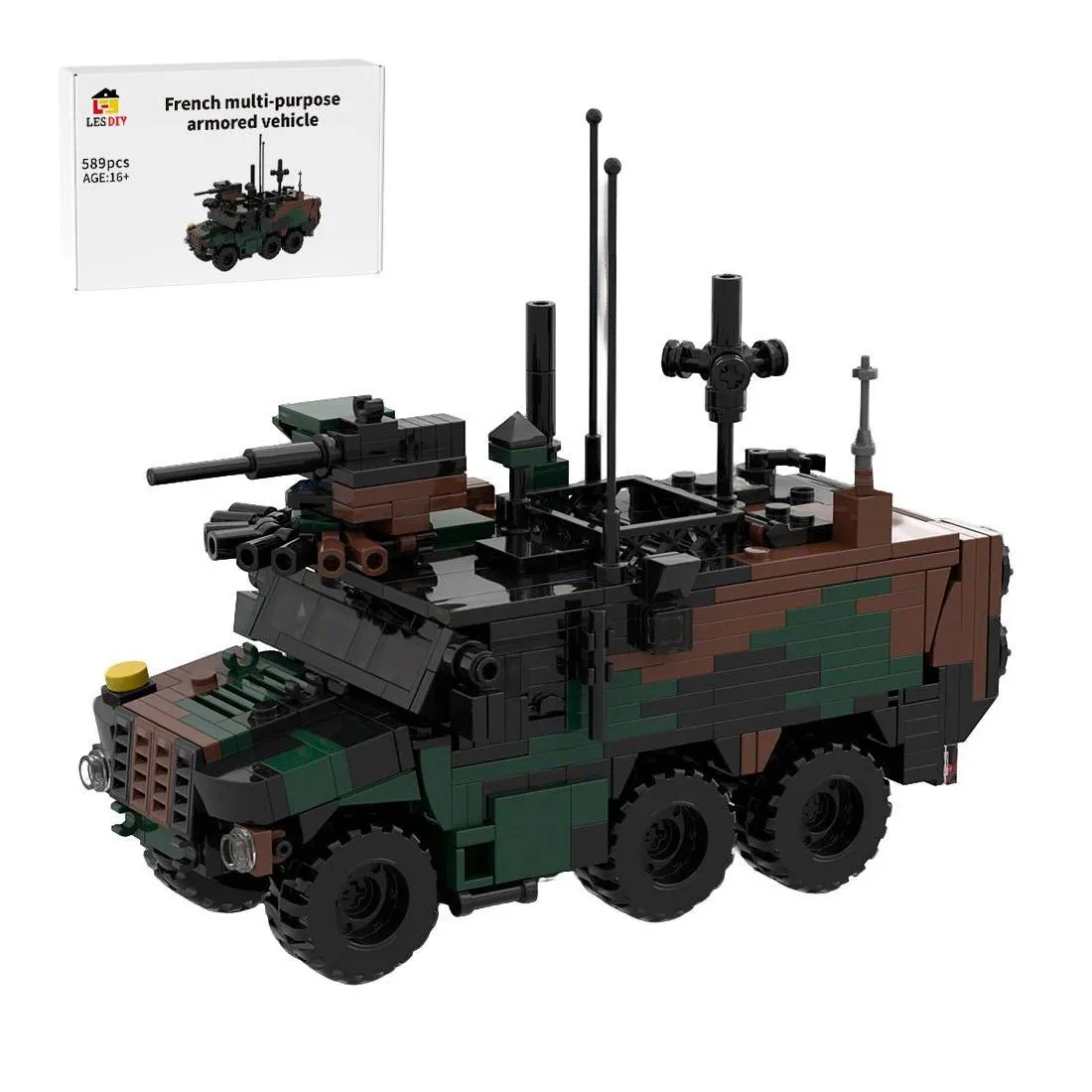 LesDiy VMBR Griffon - Véhicule Blindé Multi-Rôles français 6x6 (LESDIY-3674767) - prix | Brick Broker