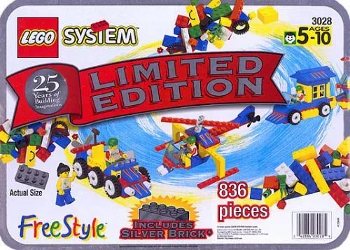 LEGO 3028 Bac argenté 25e anniversaire - prix | Brick Broker
