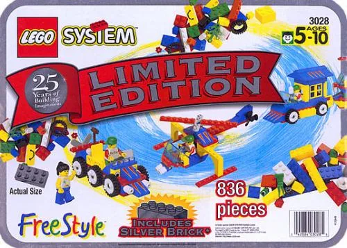 LEGO 3028 Bac argenté 25e anniversaire - prix | Brick Broker