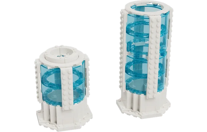 LEGO 1 x Vase à fleurs personnalisable (à construire court OU grand) (EG00159-1) - prix | Brick Broker