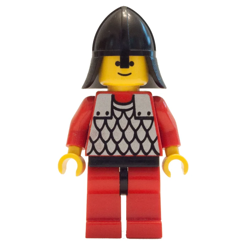 Knight (Scale Mail on Red) - Red Arms, Red Le… — minifigurine LEGO | Brick Broker