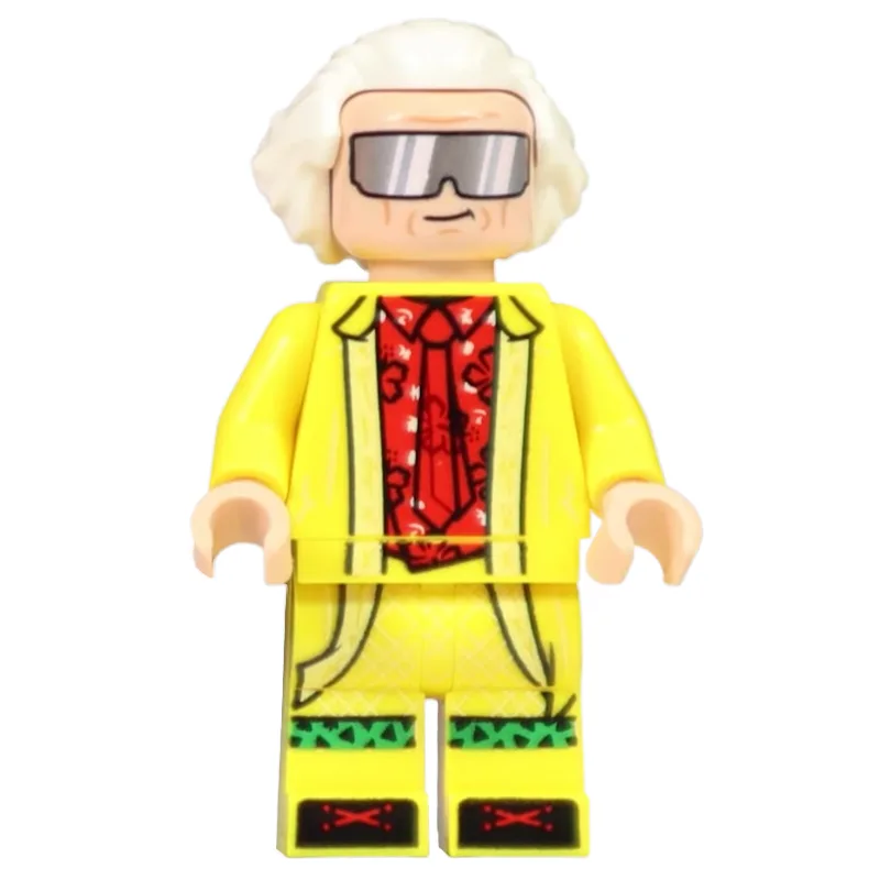 Doc Brown - Yellow Suit — dans quels sets LEGO ? (fig-012414) | Brick Broker