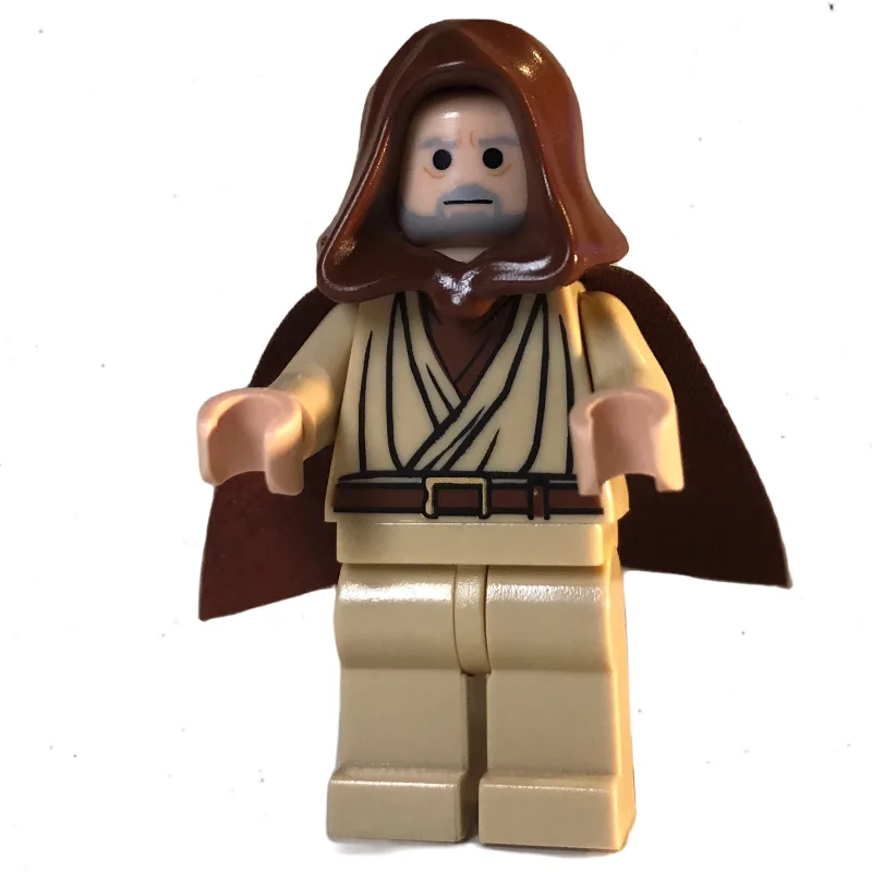 Obi-Wan Kenobi, Old, Tan Robes, Reddish Brown… — minifigurine LEGO | Brick Broker