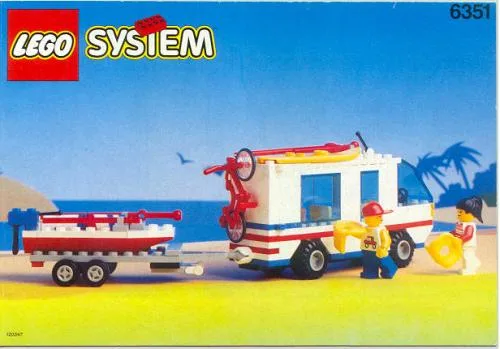 LEGO 6351 Camping-car Surf N' Sail - prix | Brick Broker