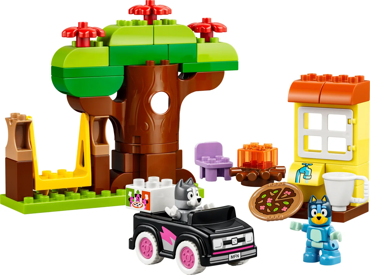 LEGO 10469 Filles à la pizza avec muffin et Bluey - prix | Brick Broker