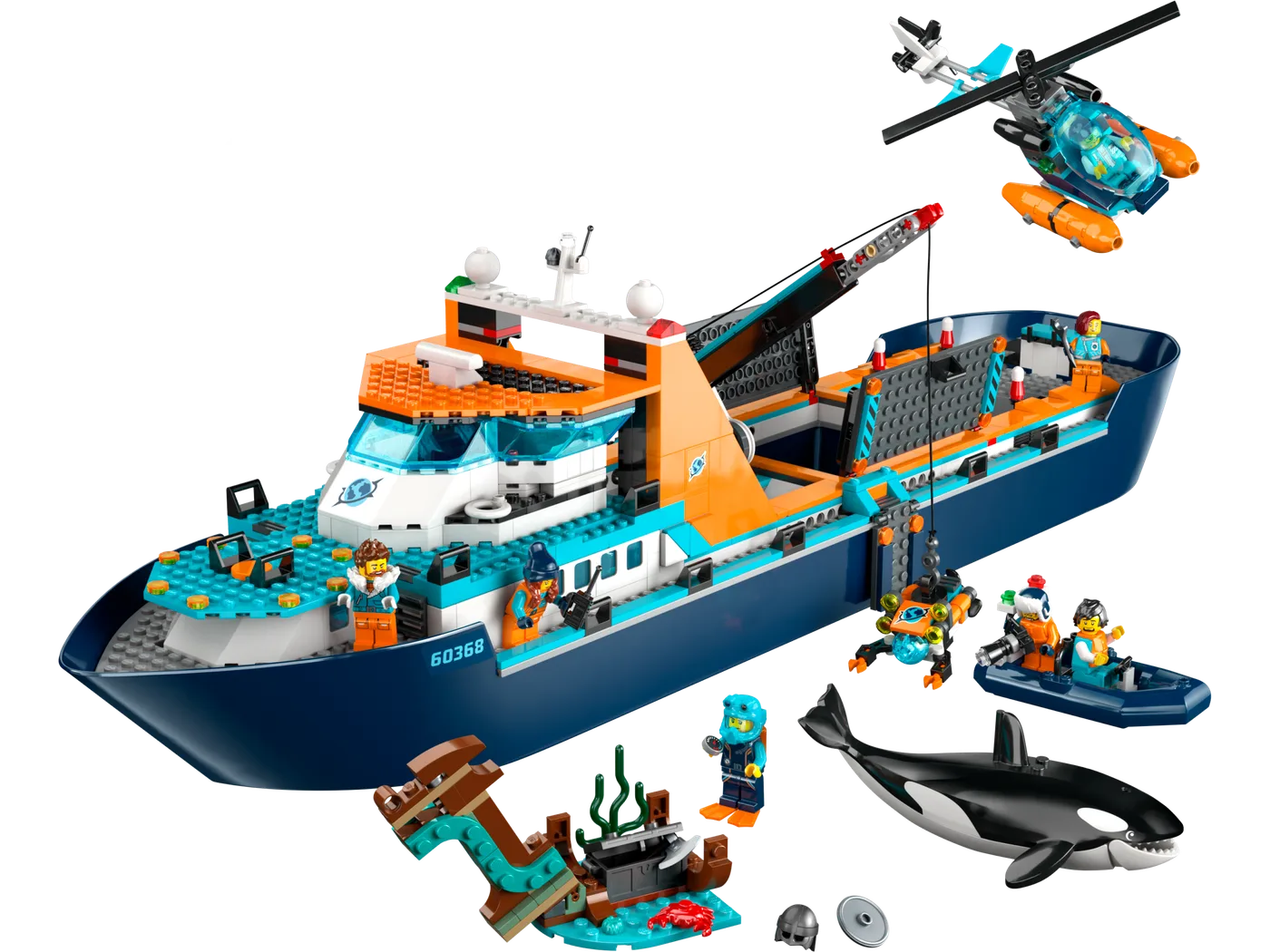 LEGO 60368 Navire d'exploration arctique - prix | Brick Broker