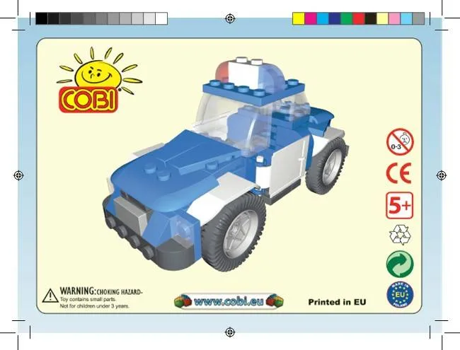 COBI Voiture de police - Action Town (COBI-1525) - prix | Brick Broker