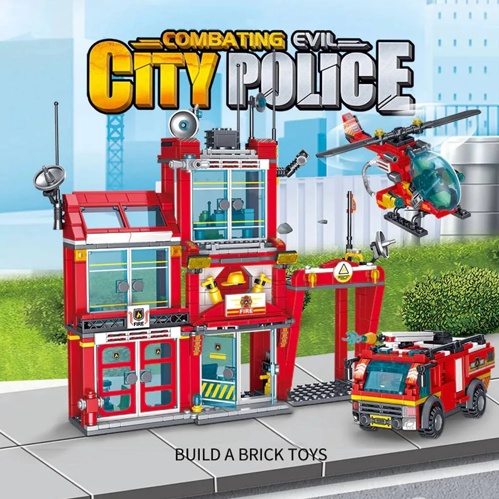 TaiGaoLe Caserne de pompiers de la ville (TGL-T2085) - prix | Brick Broker