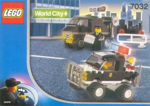 LEGO 7032 Patrouille autoroutière & Van sous couverture - prix | Brick Broker