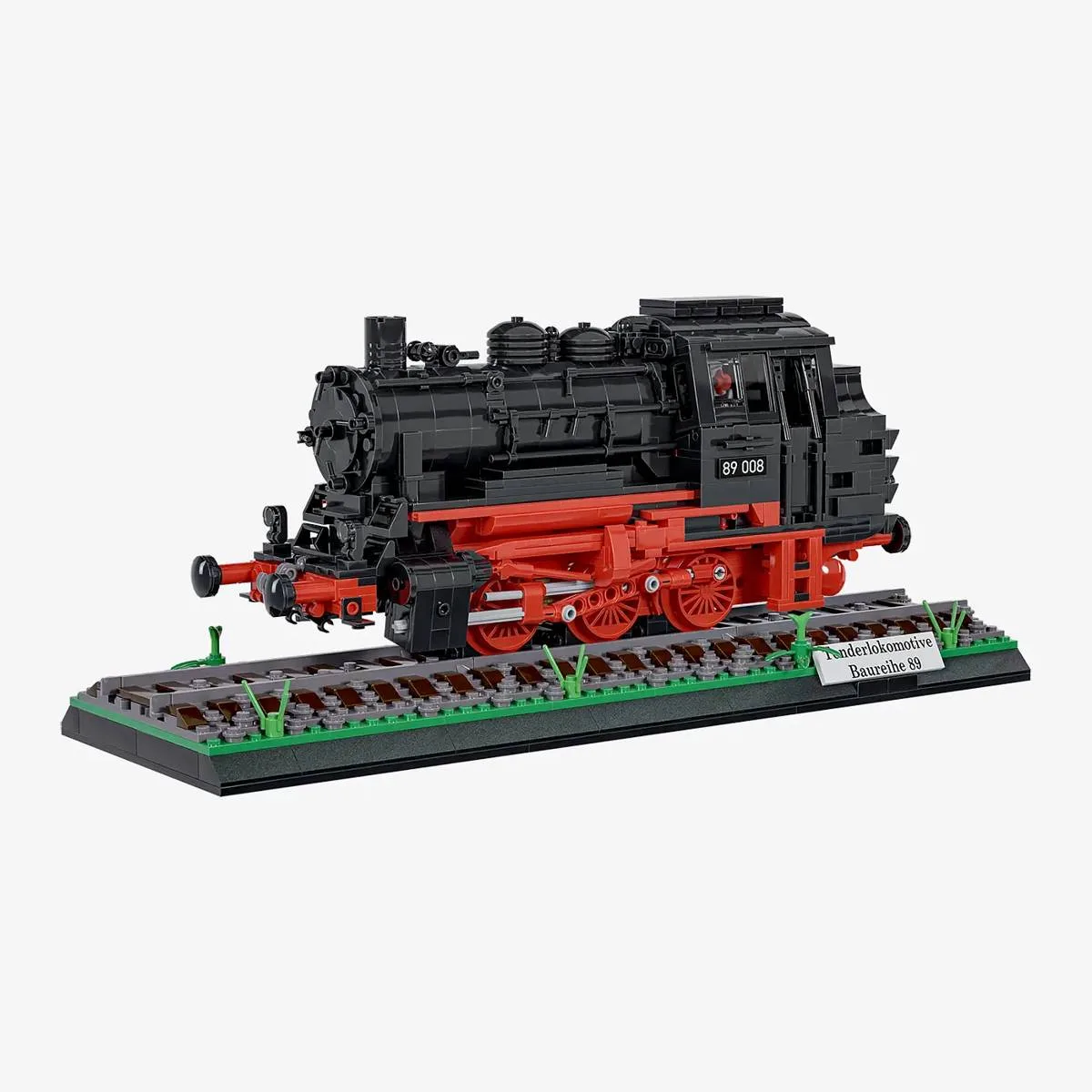 BlueBrixx Locomotive tender BR 89 avec socle d'exposition (BB-104012) - prix | Brick Broker