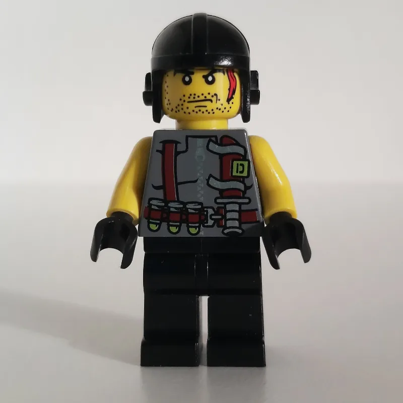 Digger with Knife on Vest — dans quels sets LEGO ? (fig-003463) | Brick Broker