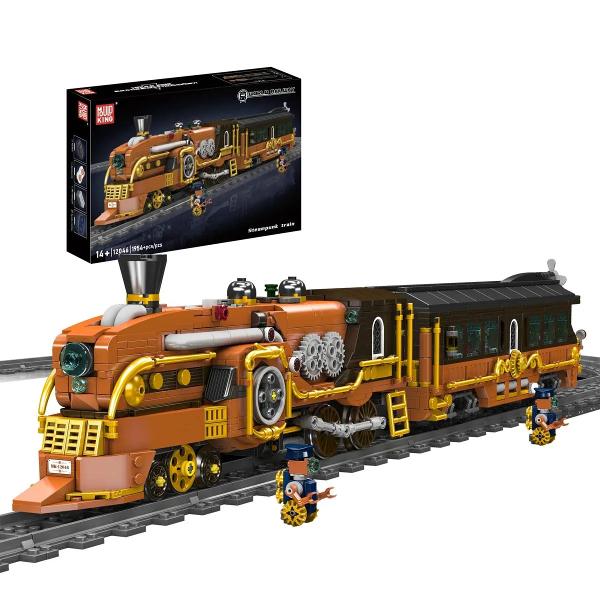 Mould King Train steampunk (MOU-12046) - prix | Brick Broker