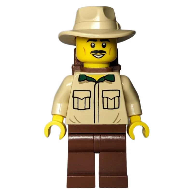 Tan Torso, Reddish Brown Legs, Tan Hat — dans quels sets LEGO ? (fig-013632) | Brick Broker