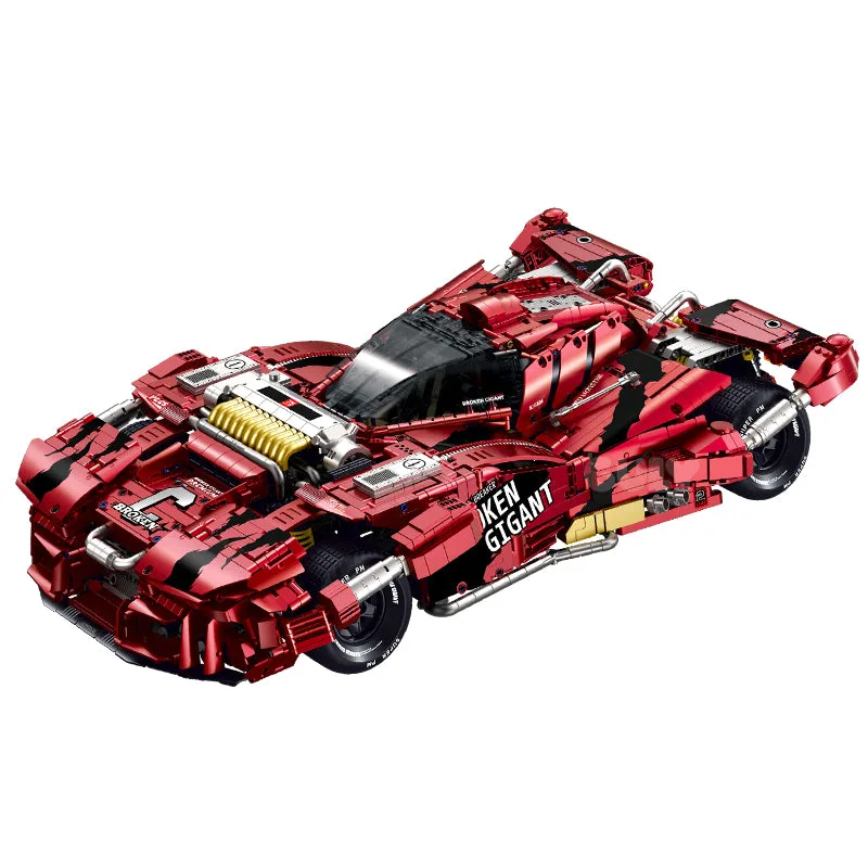 JIESTAR Modèle de voiture de sport électroplaquée 1:8 (JS-10619) - prix | Brick Broker
