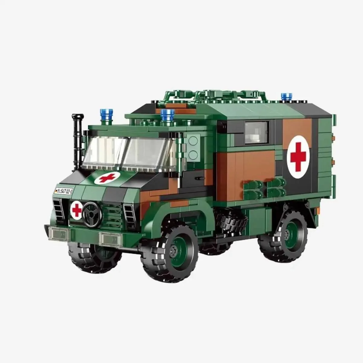 BlueBrixx Camion 2t GL Ambulance, Bundeswehr (BB-104848) - prix | Brick Broker
