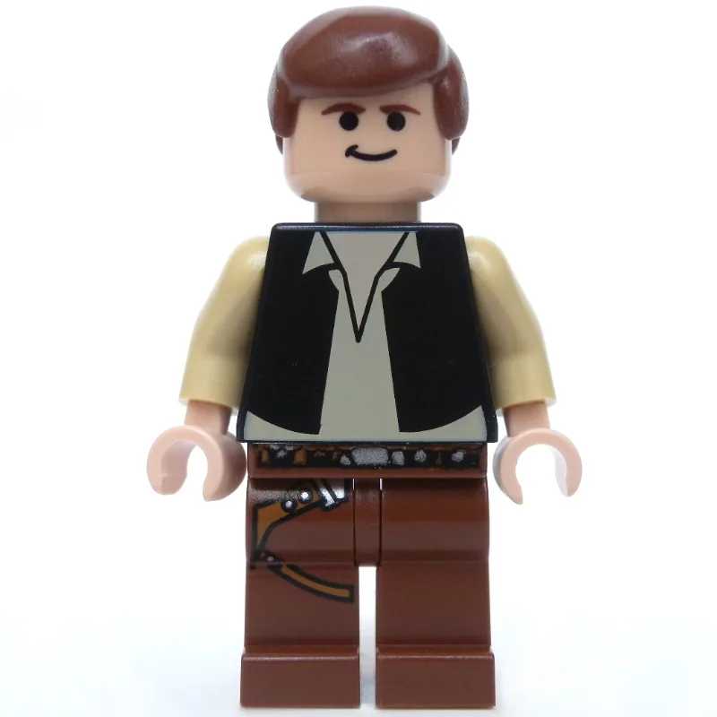 Han Solo, Black Vest, Reddish Brown Legs, Bla… — minifigurine LEGO | Brick Broker