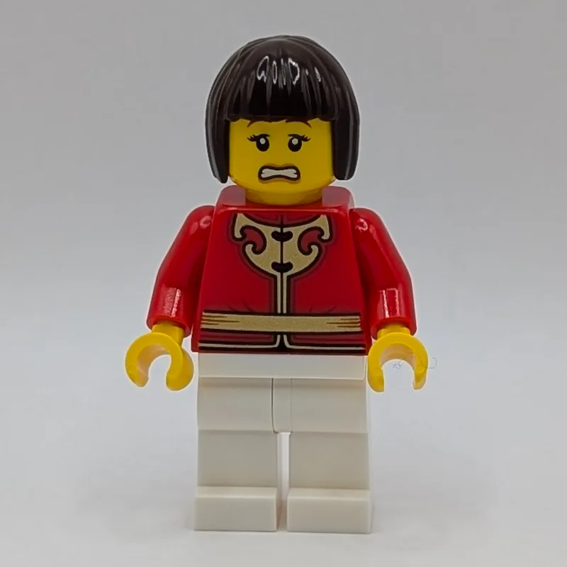 Dragon Operator, White Legs, Dark Brown Hair — minifigurine LEGO | Brick Broker