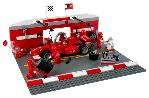 LEGO 8375 Stand de ravitaillement Ferrari F1 - prix | Brick Broker