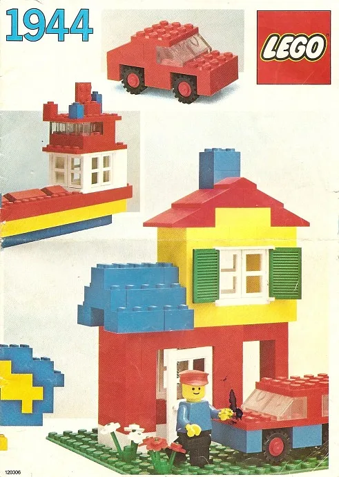 LEGO 1944 Set de base avec coffret de rangement - prix | Brick Broker