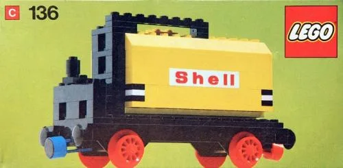 LEGO 136 Wagon Citerne (Shell) - prix et où acheter | Brick Broker
