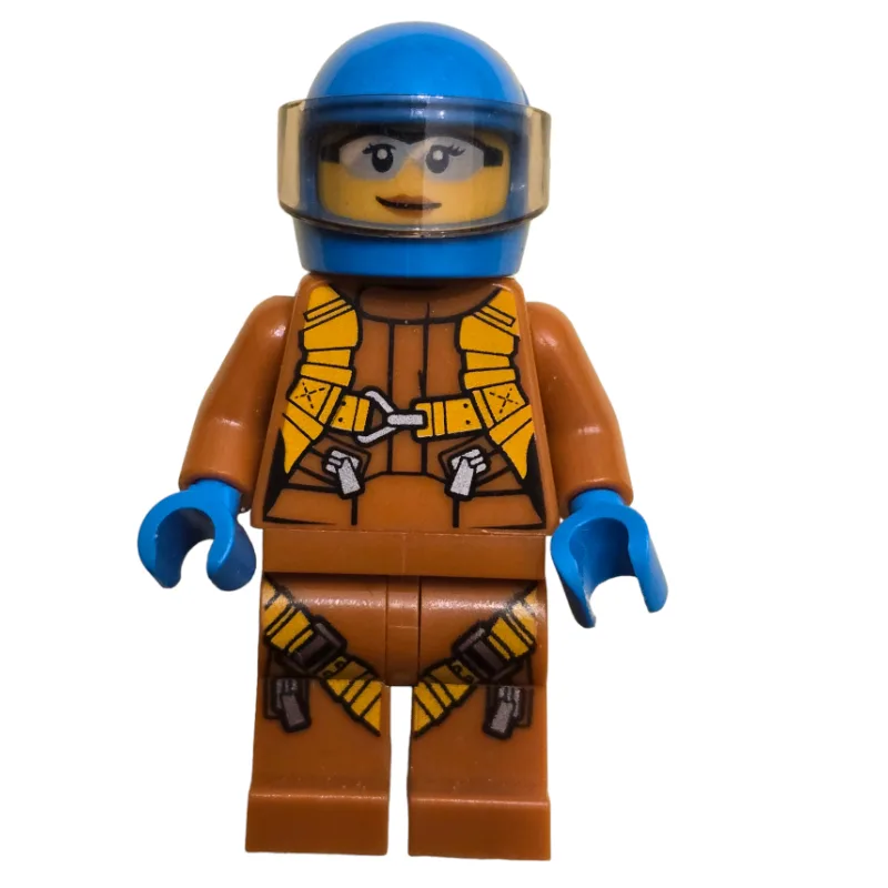Arctic Explorer, Pilot, Dark Azure Helmet — minifigurine LEGO | Brick Broker