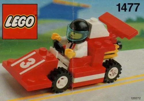 LEGO 1477 Voiture de course rouge n°3 - prix | Brick Broker