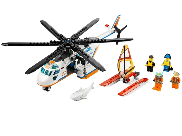 LEGO 60013 Hélicoptère de la Garde Côtière - prix | Brick Broker
