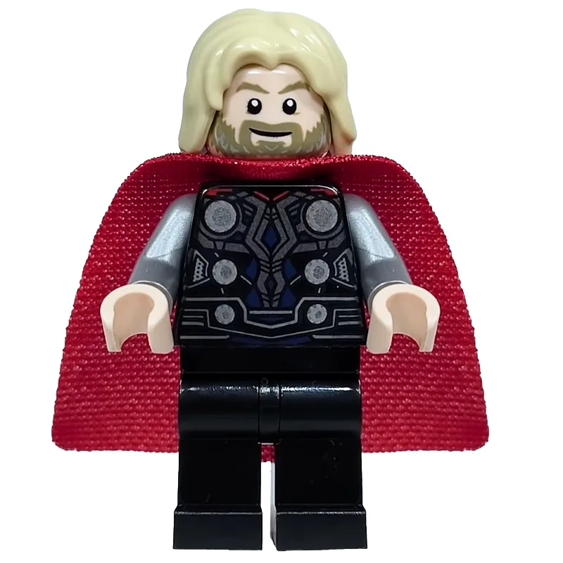 Thor, Tan Hair, Black Armor, Red Cape — dans quels sets LEGO ? (fig-012329) | Brick Broker