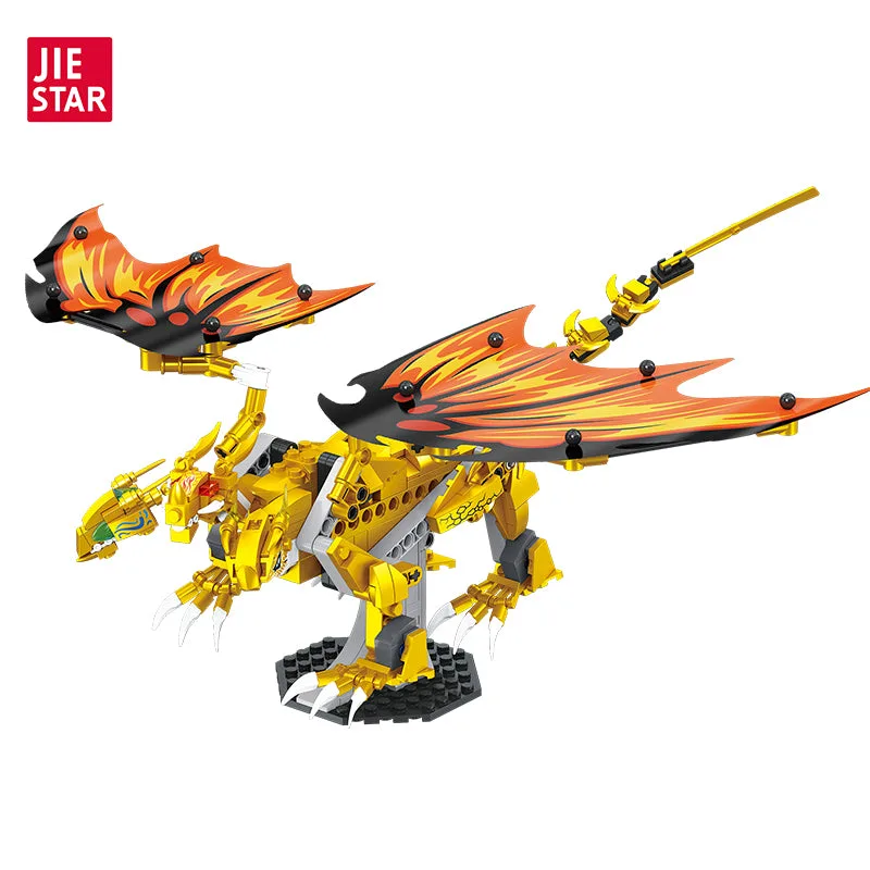 JIESTAR Lloyd'S Golden Super Dragon Building Set (JS-JJ9020) - prix | Brick Broker