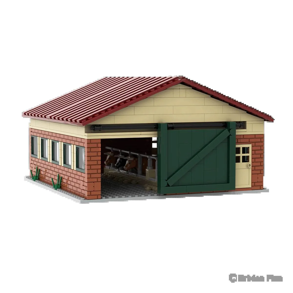 BRIXIES Étable pour vaches (BRIXIES-222.205) - prix | Brick Broker