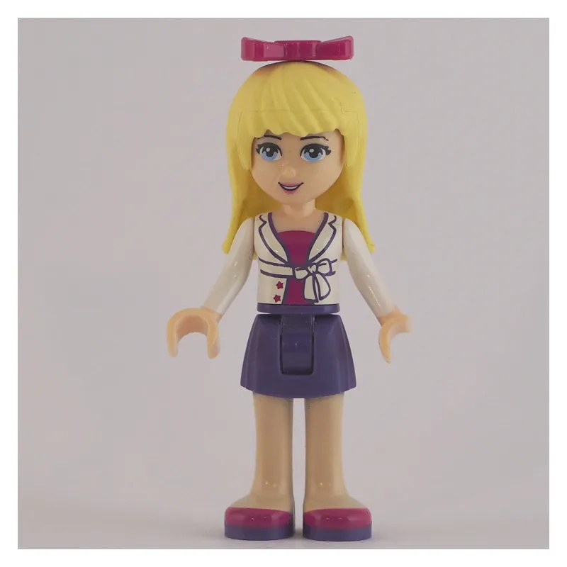 Stephanie - White Jacket, Dark Purple Skirt,… — minifigurine LEGO | Brick Broker
