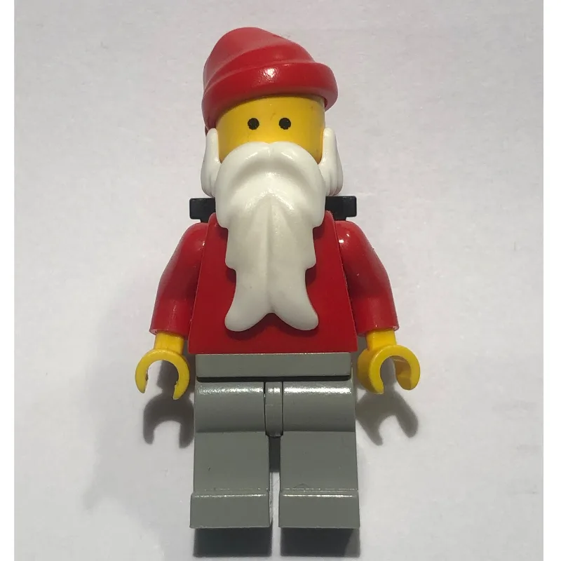Santa, Plain Red with Light Gray Legs, and Ba… — minifigurine LEGO | Brick Broker
