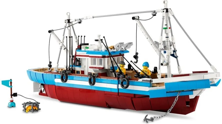 BrickLink 910010 Grand Bateau de Pêche - prix | Brick Broker