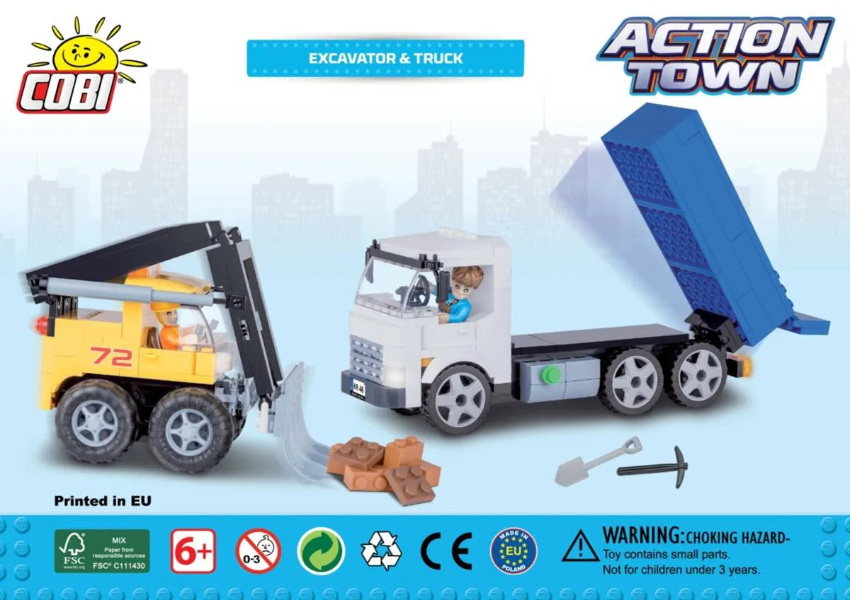 COBI Excavatrice & Camion (COBI-1676) - prix | Brick Broker