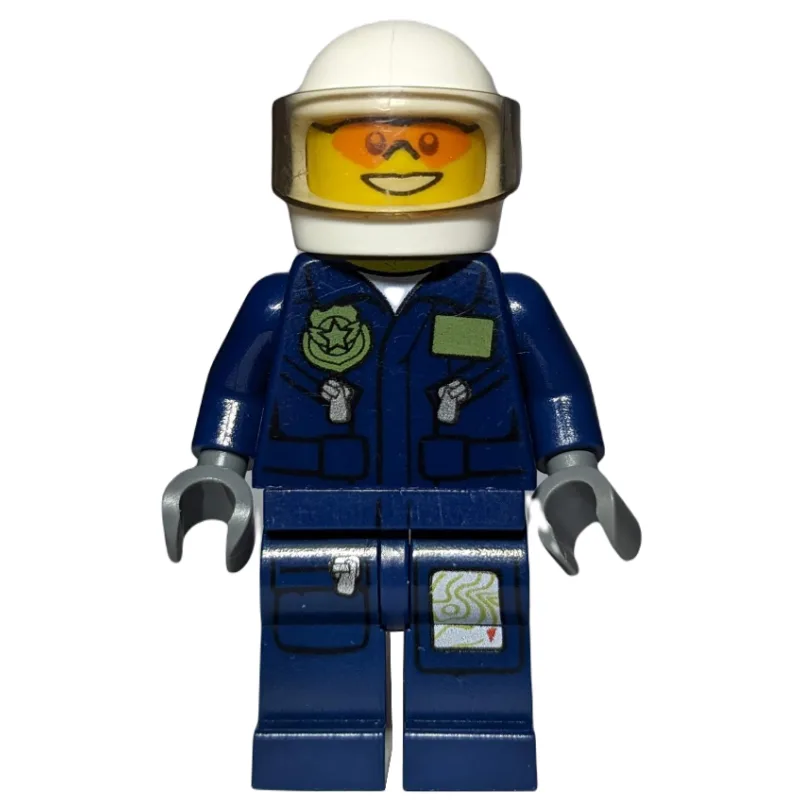 Policeman, Dark Blue Jacket with Pockets and… — minifigurine LEGO | Brick Broker