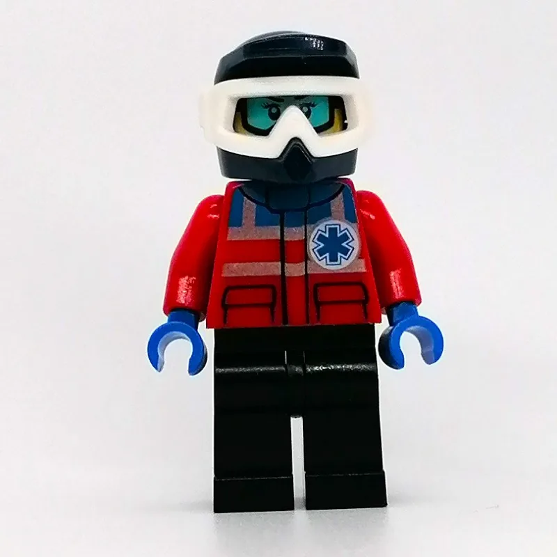 Paramedic, Woman, Red Jacket with Star of Lif… — minifigurine LEGO | Brick Broker