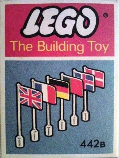 LEGO 6 Drapeaux Internationaux (Le Jouet de Construction) (442B-1) - prix | Brick Broker