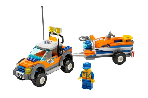 LEGO 7737 4x4 et scooter de la garde côtière - prix | Brick Broker